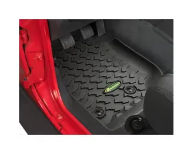 Quadratec Ultimate All Weather Floor Liners Front Pair Jeep Wrangler Unlimited 4-Door JK 2014-2018